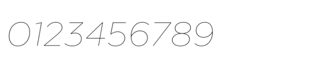 Loew Next Thin Italic Font OTHER CHARS