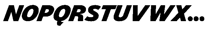 LogPose Log Pose Extra Bold Italic Font UPPERCASE