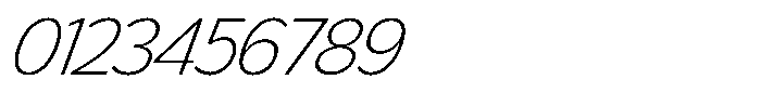 LogPose Log Pose Extra Light Italic Font OTHER CHARS