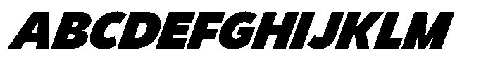 LogPose Log Pose Heavy Italic Font UPPERCASE