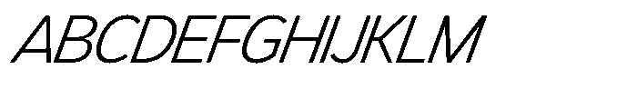 LogPose Log Pose Light Italic Font UPPERCASE