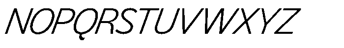 LogPose Log Pose Light Italic Font UPPERCASE