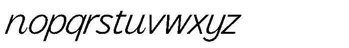 LogPose Log Pose Light Italic Font LOWERCASE