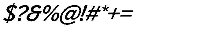 LogPose Log Pose Medium Italic Font OTHER CHARS