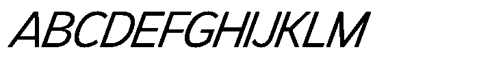 LogPose Log Pose Regular Italic Font UPPERCASE