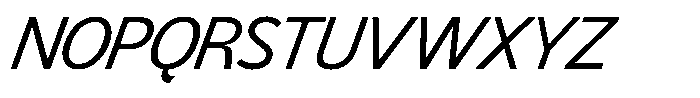 LogPose Log Pose Regular Italic Font UPPERCASE