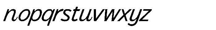 LogPose Log Pose Regular Italic Font LOWERCASE