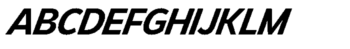 LogPose Log Pose Semi Bold Italic Font UPPERCASE