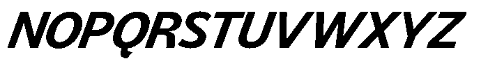 LogPose Log Pose Semi Bold Italic Font UPPERCASE