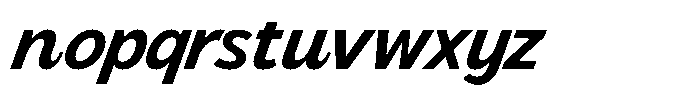LogPose Log Pose Semi Bold Italic Font LOWERCASE