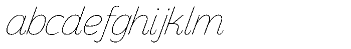LogPose Log Pose Thin Italic FONT