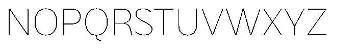LogPose Log Pose Thin Font UPPERCASE