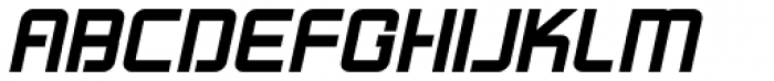 LoganFive Bold Italic Font UPPERCASE