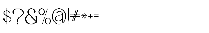 Logate Regular Font OTHER CHARS