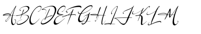 Logically Signature Regular Font UPPERCASE