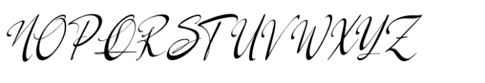 Logically Signature Regular Font UPPERCASE