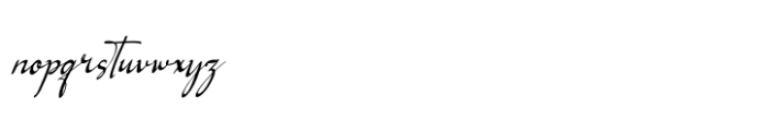 Logically Signature Regular Font LOWERCASE