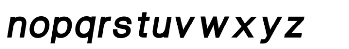 Logika Nova Bold Italic Font LOWERCASE