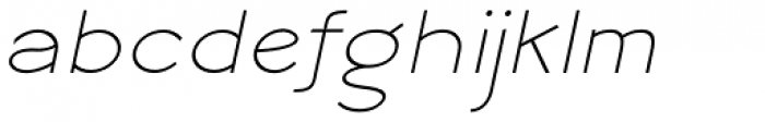 Logo Sans Italic Font LOWERCASE
