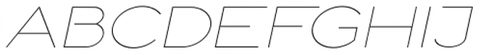 Logo Sans Light Italic Font UPPERCASE