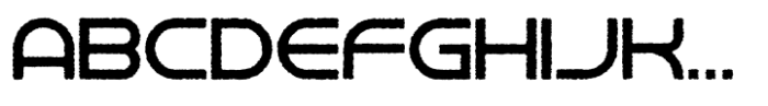 Logoart Roughen Font UPPERCASE