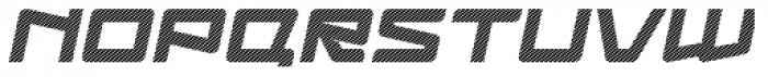 Logofontik Stripes 4F Italic Font UPPERCASE