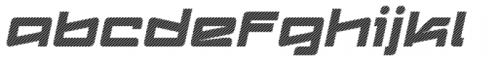 Logofontik Stripes 4F Italic Font LOWERCASE