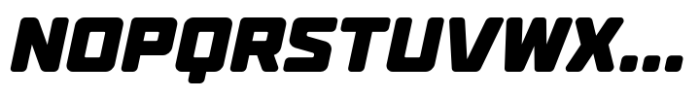 Lohamon Black Italic Font UPPERCASE