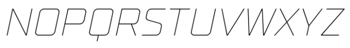 Lohamon Thin Italic Font UPPERCASE
