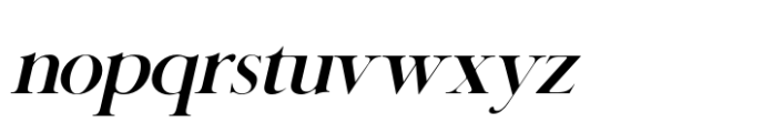 Loistave Light Italic Font LOWERCASE
