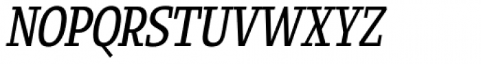 Loka Condensed Italic Font UPPERCASE