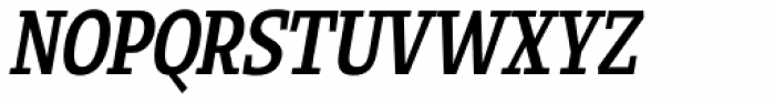 Loka Condensed Medium Italic Font UPPERCASE