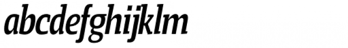 Loka Condensed Medium Italic Font LOWERCASE