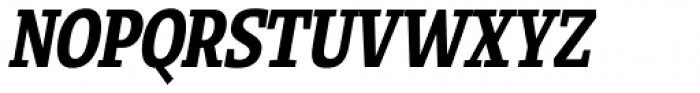 Loka Condensed Semi Bold Italic Font UPPERCASE