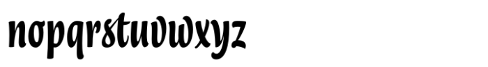 Lokal Script Regular Font LOWERCASE
