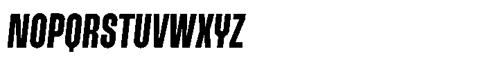 Lokanova Pro Lokanova Italic Bold Font UPPERCASE