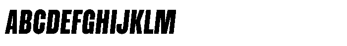 Lokanova Pro Lokanova Italic Extra Bold Font UPPERCASE