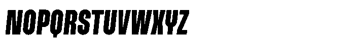 Lokanova Pro Lokanova Italic Extra Bold Font UPPERCASE
