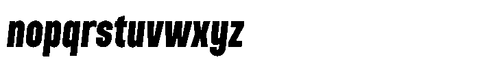 Lokanova Pro Lokanova Italic Extra Bold Font LOWERCASE