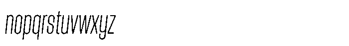 Lokanova Pro Lokanova Italic Extra Light Font LOWERCASE