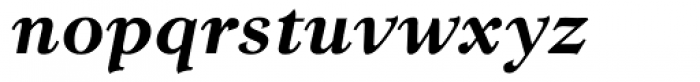 Lomba Bold Italic Font LOWERCASE