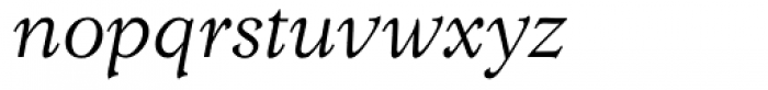 Lomba Book Italic Font LOWERCASE