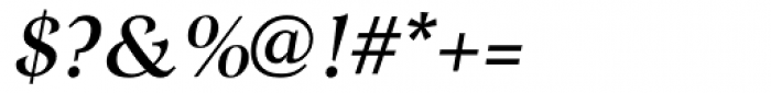 Lomba Medium Italic Font OTHER CHARS