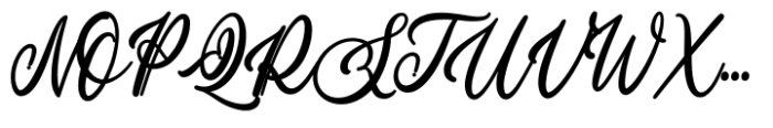 Lombardia Script Bold Font UPPERCASE