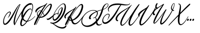 Lombardia Script Italic Font UPPERCASE