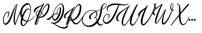 Lombardia Script Regular Font UPPERCASE