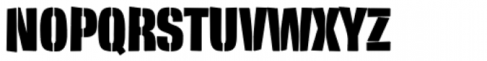 Lomidrevo Stencil Clean Font UPPERCASE
