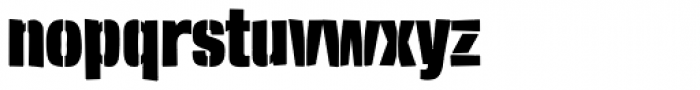 Lomidrevo Stencil Clean Font LOWERCASE