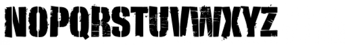 Lomidrevo Stencil Messy Font UPPERCASE
