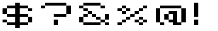 Lomo Wall Pixel Std 0 Font OTHER CHARS